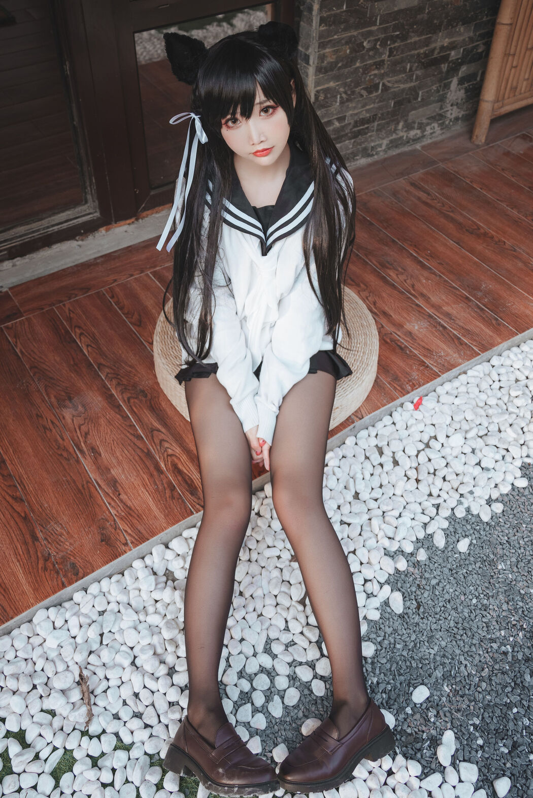 [Net Red COSER Photo] Cute and popular Coser Noodle Fairy - Atago JK2