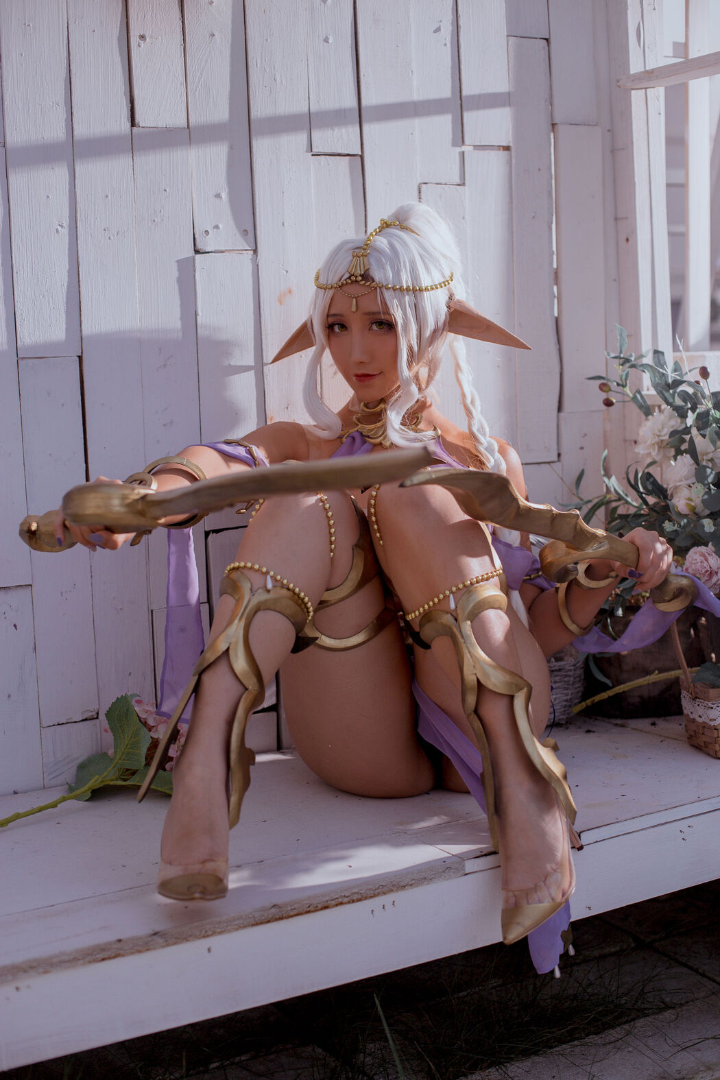 [Net Red COSER Photo] Anime blogger Jiuqu Jean - Elf Village