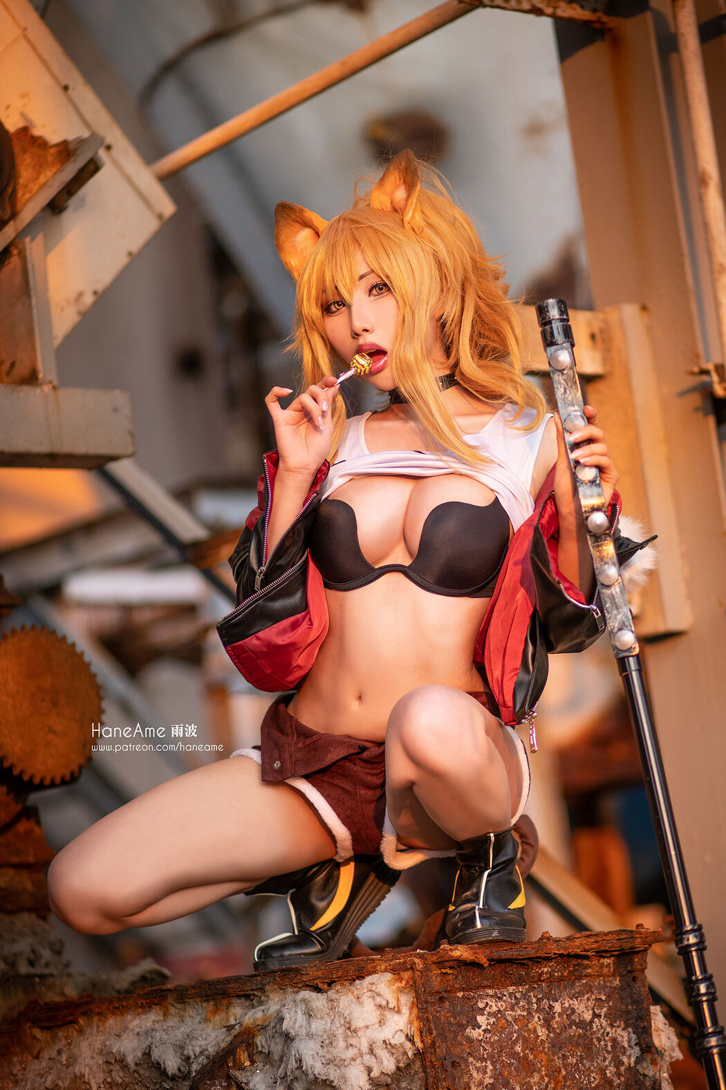 [Net Red COSER Photo] Hane Ame Rain Wave Photo - Tomorrow's Ark King of Advancement 2