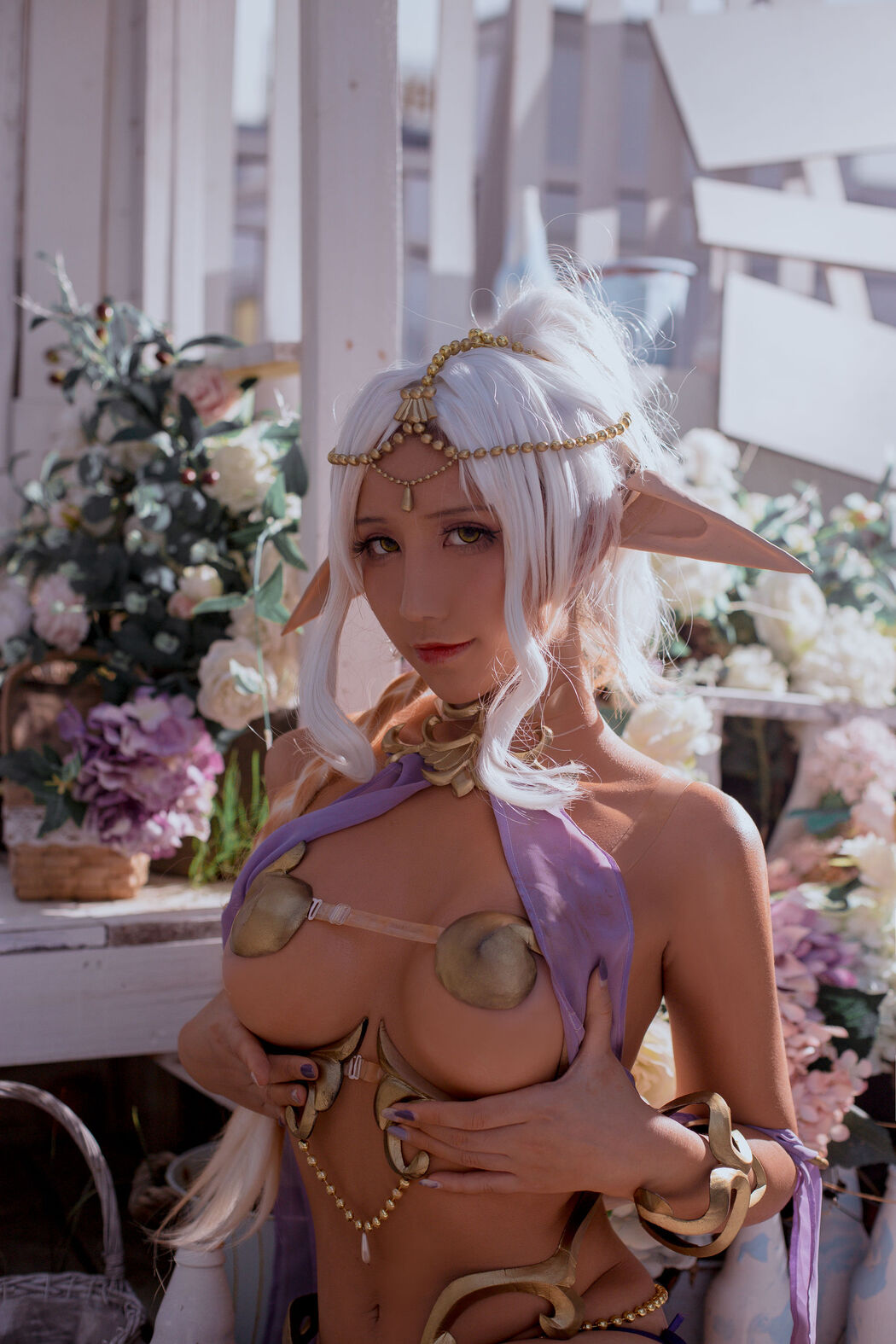 [Net Red COSER Photo] Anime blogger Jiuqu Jean - Elf Village