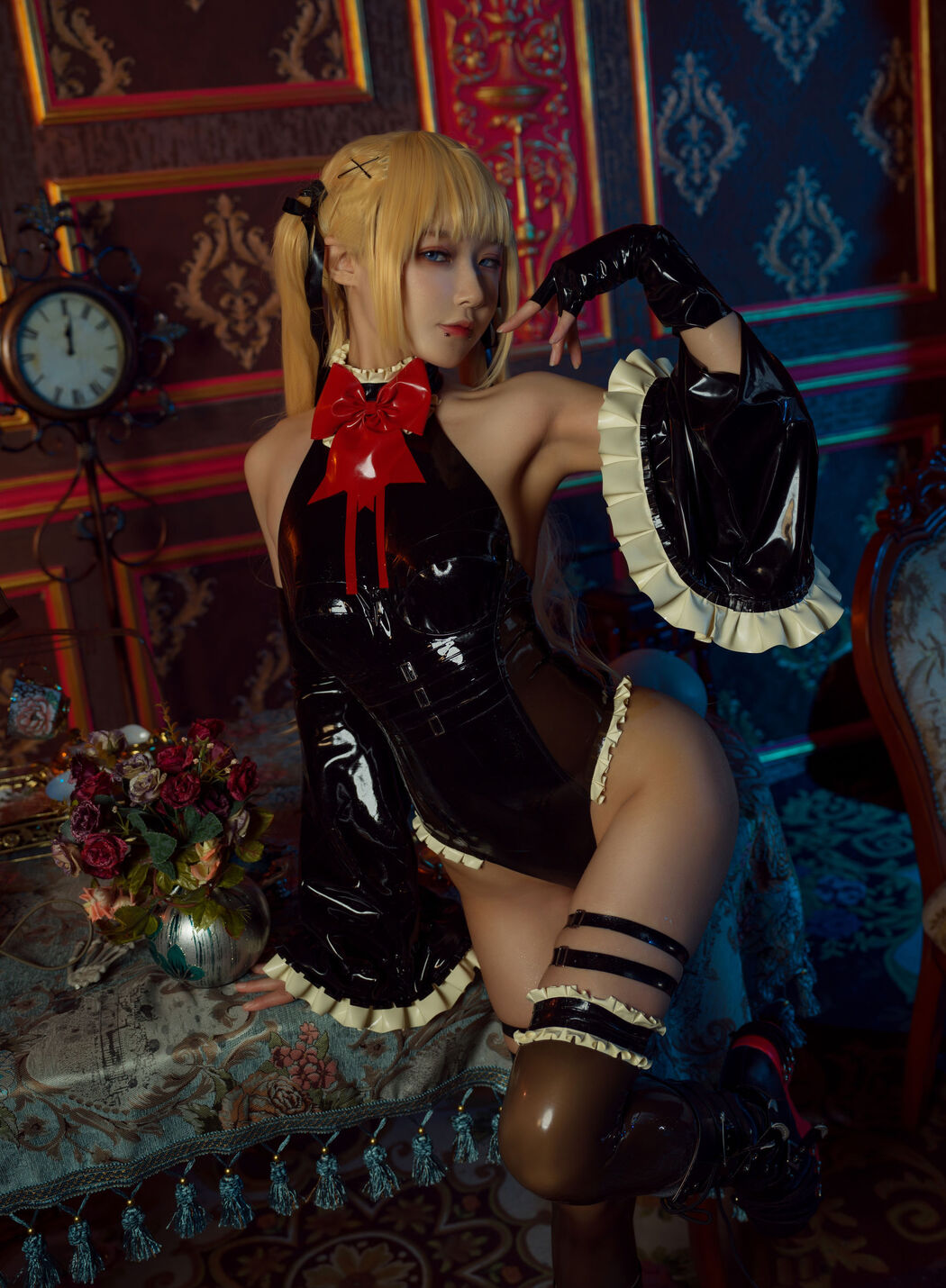 [Net Red COSER Photo] Anime blogger A Bao is also a rabbit girl - A Bao Mary Rose gel coat