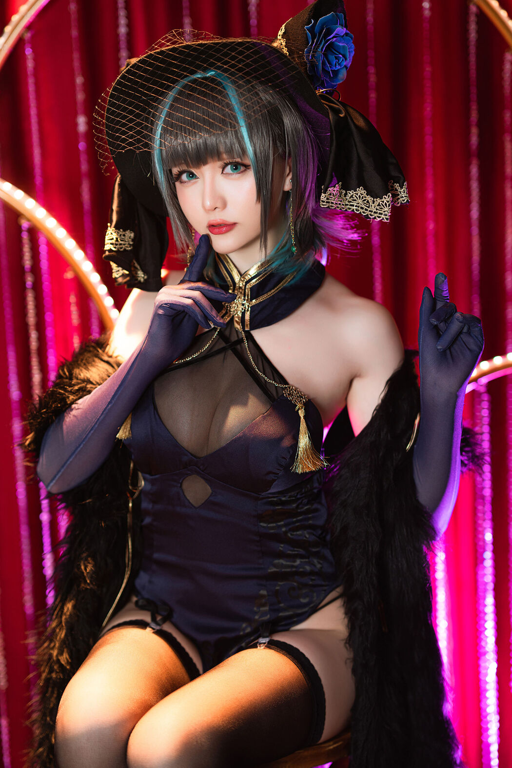 [COS Welfare] Miss Coser Xingzhichi - Cheshire Music Gorgeous caitsith