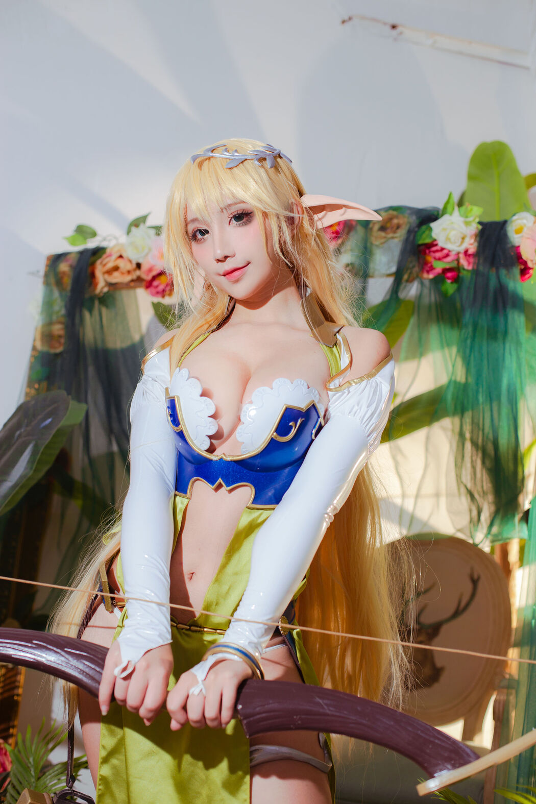[Net Red COSER Photo] Anime blogger Jiuqu Jean - Elf Village
