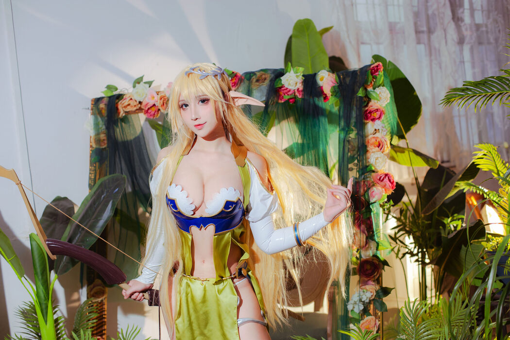 [Net Red COSER Photo] Anime blogger Jiuqu Jean - Elf Village