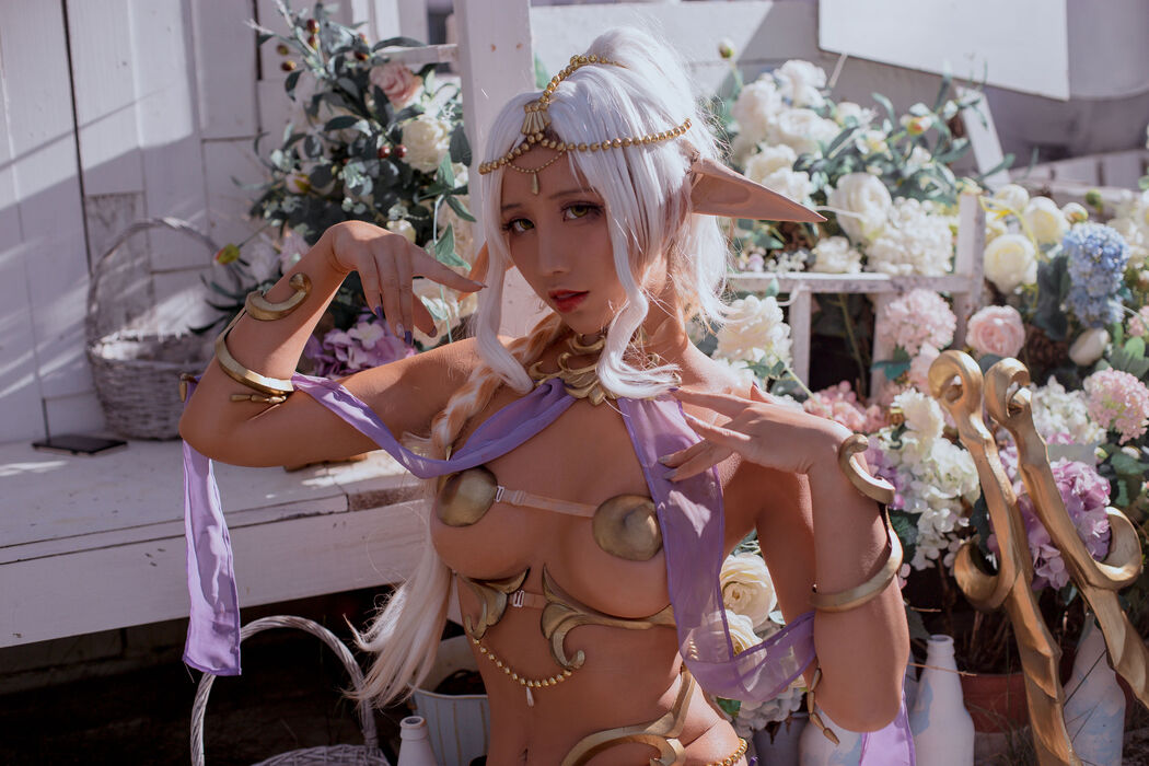 [Net Red COSER Photo] Anime blogger Jiuqu Jean - Elf Village