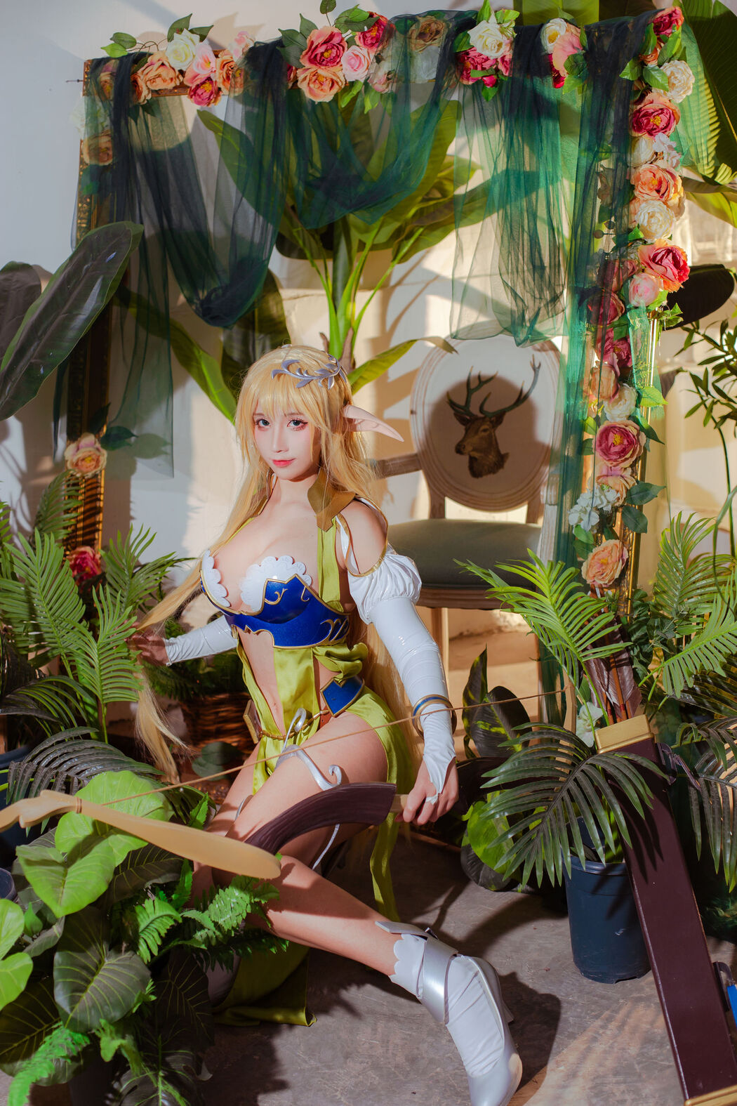 [Net Red COSER Photo] Anime blogger Jiuqu Jean - Elf Village
