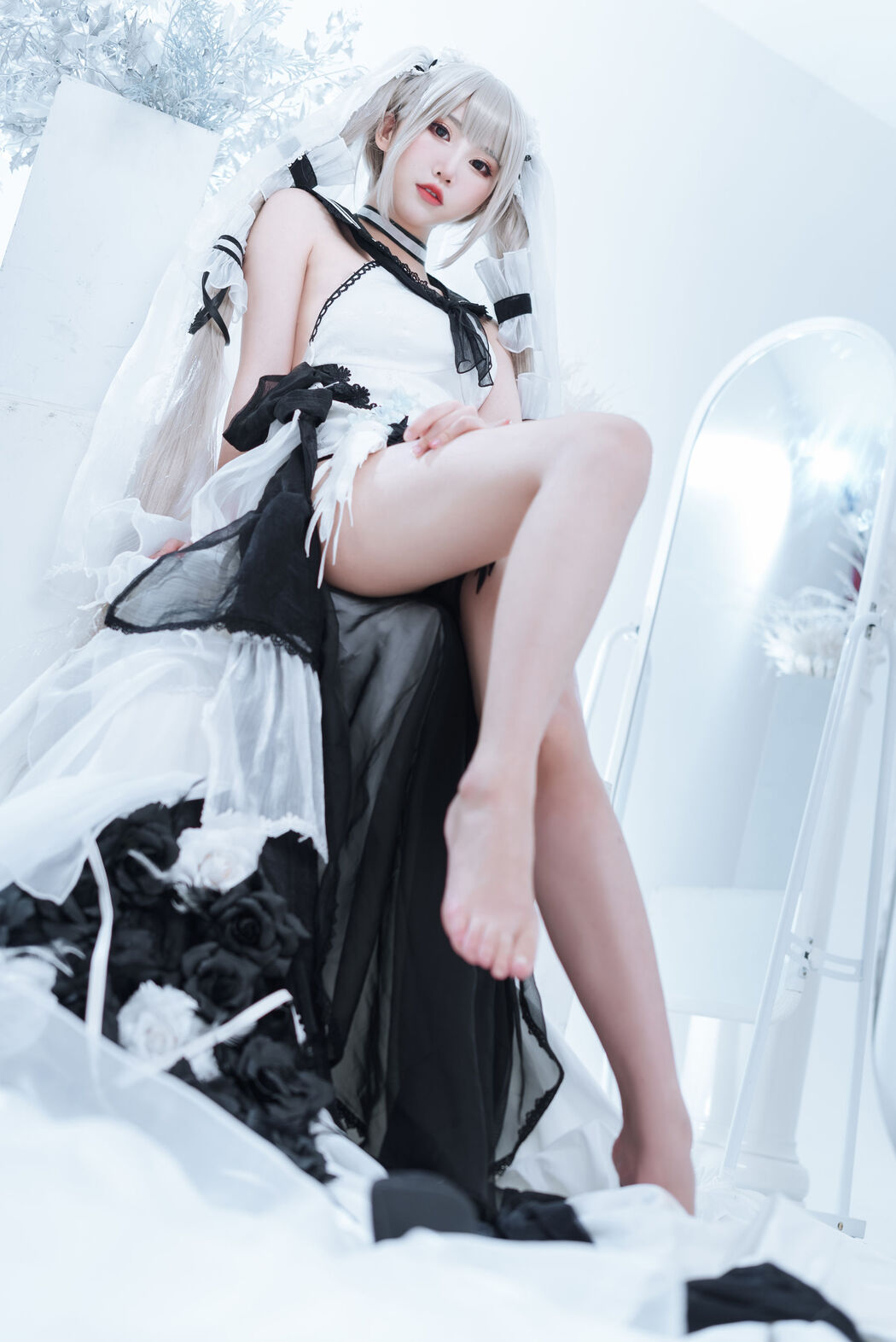 [Welfare COS] Cute and Popular Coser Noodle Fairy - Awesome Wedding Dress