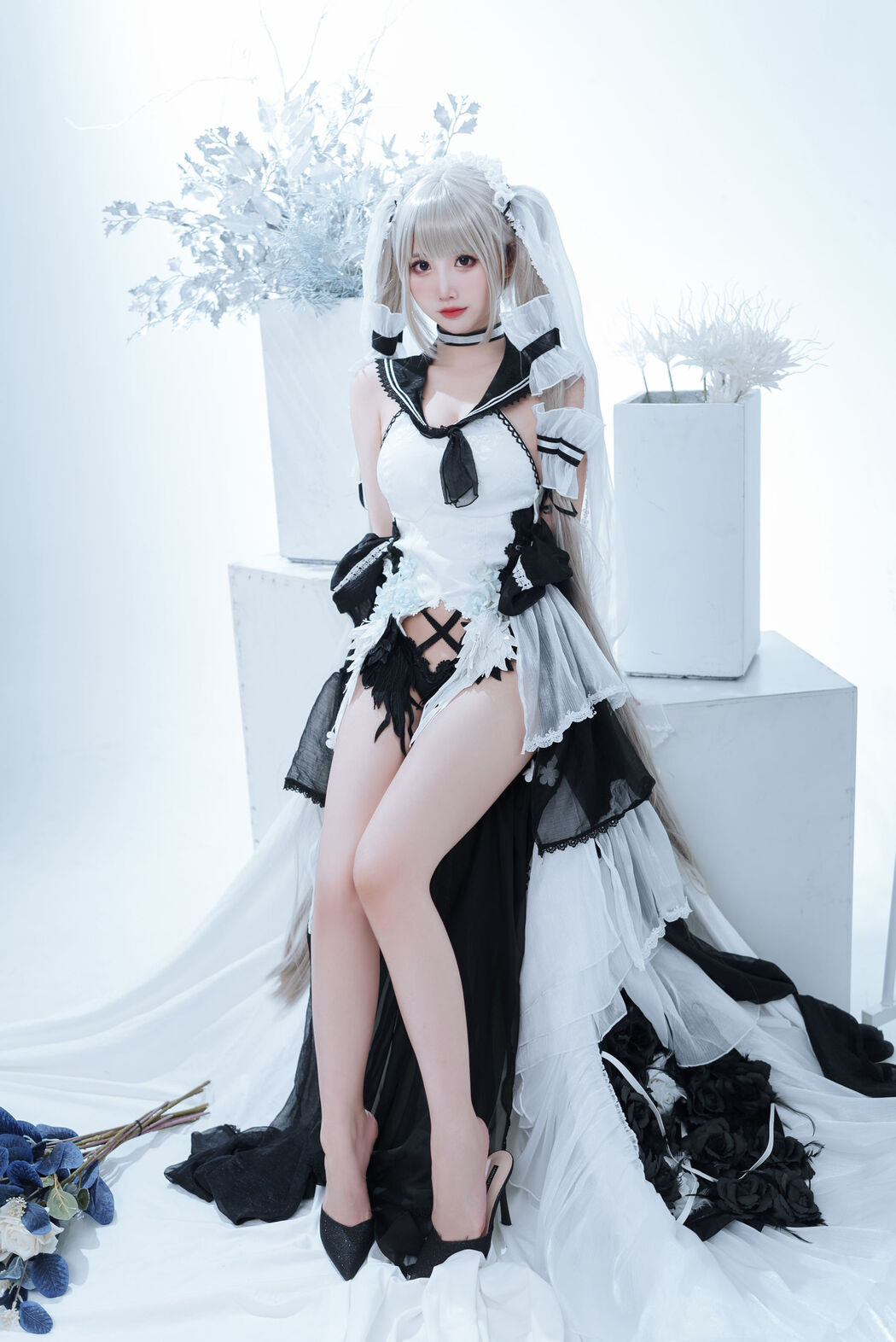 [Welfare COS] Cute and Popular Coser Noodle Fairy - Awesome Wedding Dress