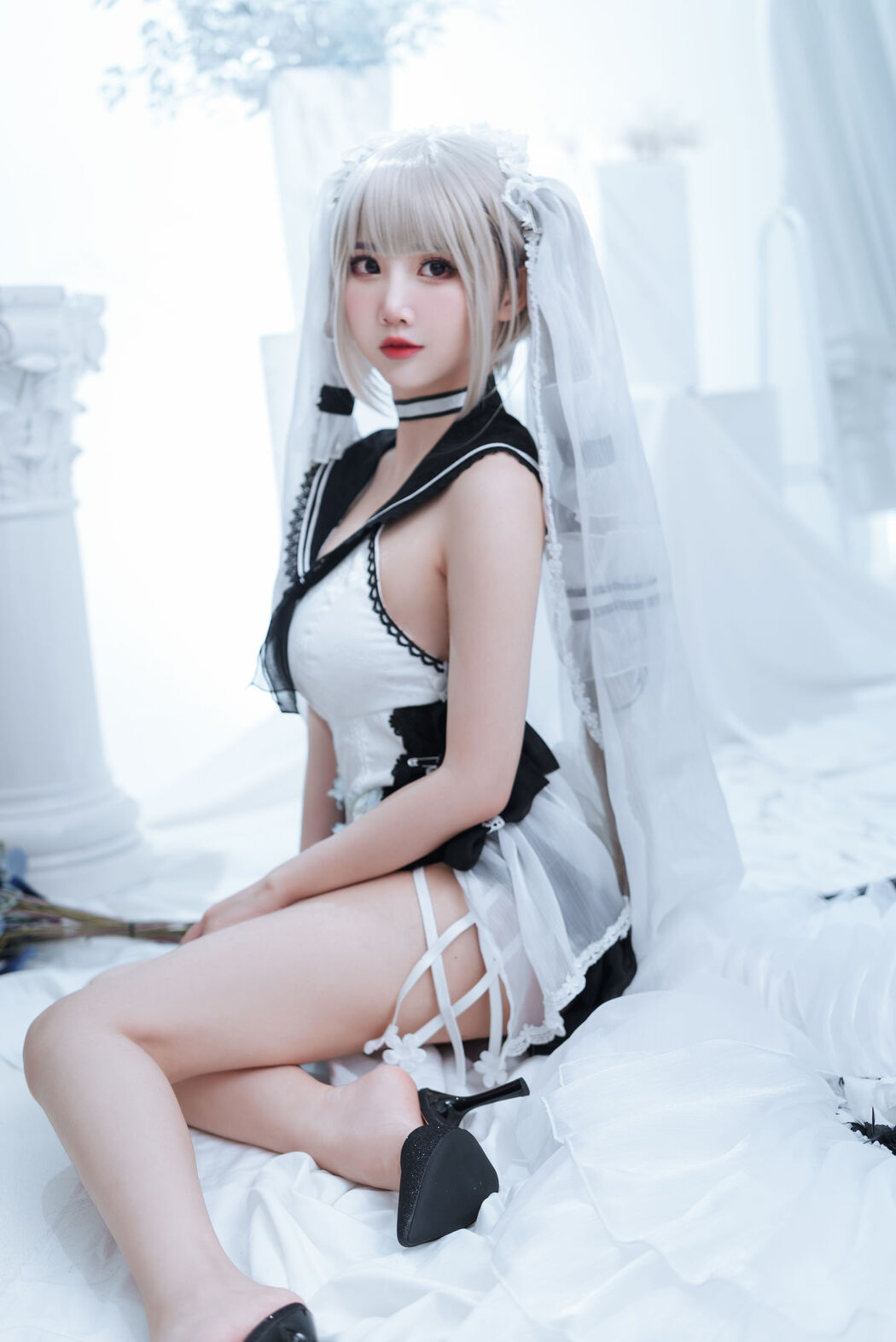 [Welfare COS] Cute and Popular Coser Noodle Fairy - Awesome Wedding Dress