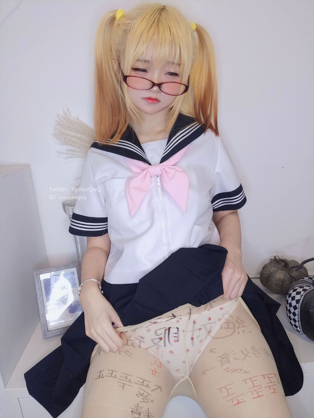 [Welfare COS] Cute girl Coser shakes music yoyo fantia January 22 member collection Jk series