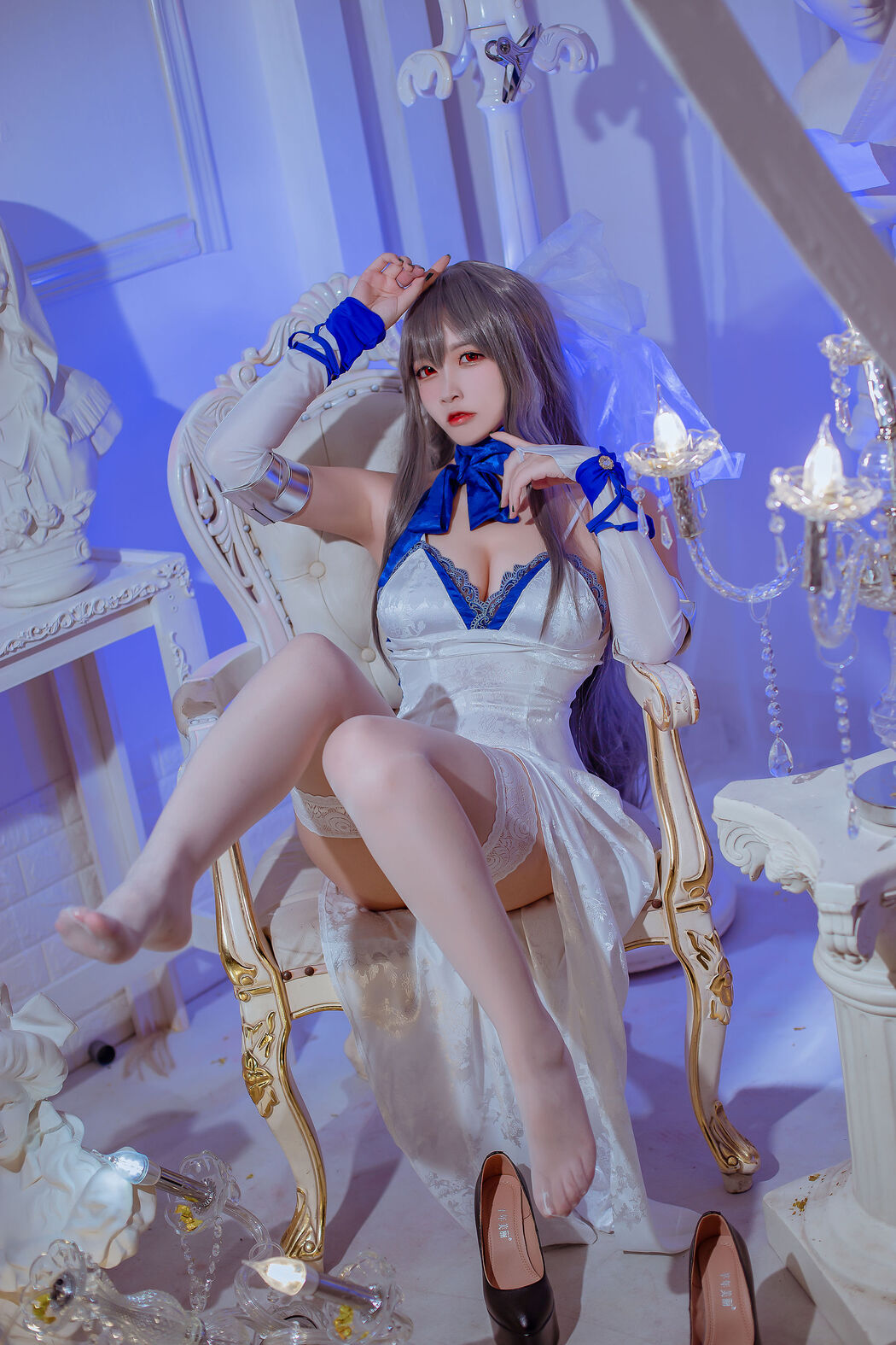 [COS Welfare] Popular Coser Nisa - Azur Lane Louis IX dress
