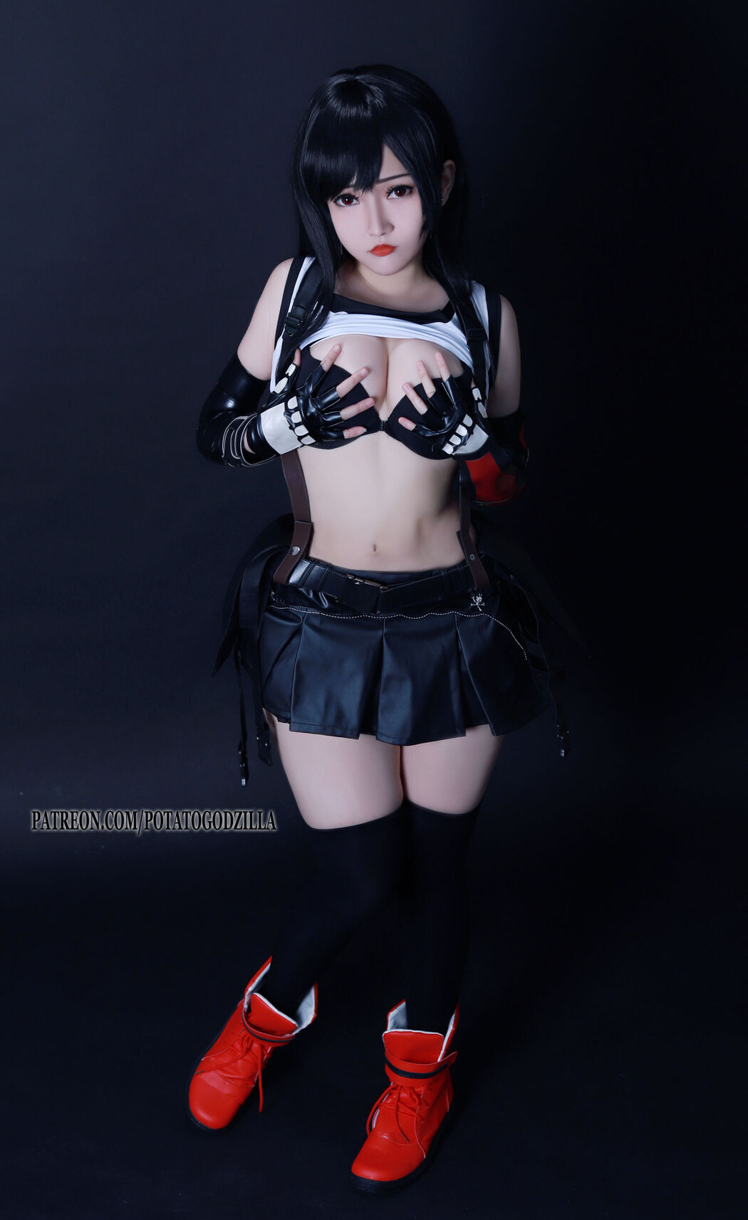 [COS Welfare] Miss Coser Potato Godzilla - Tifa