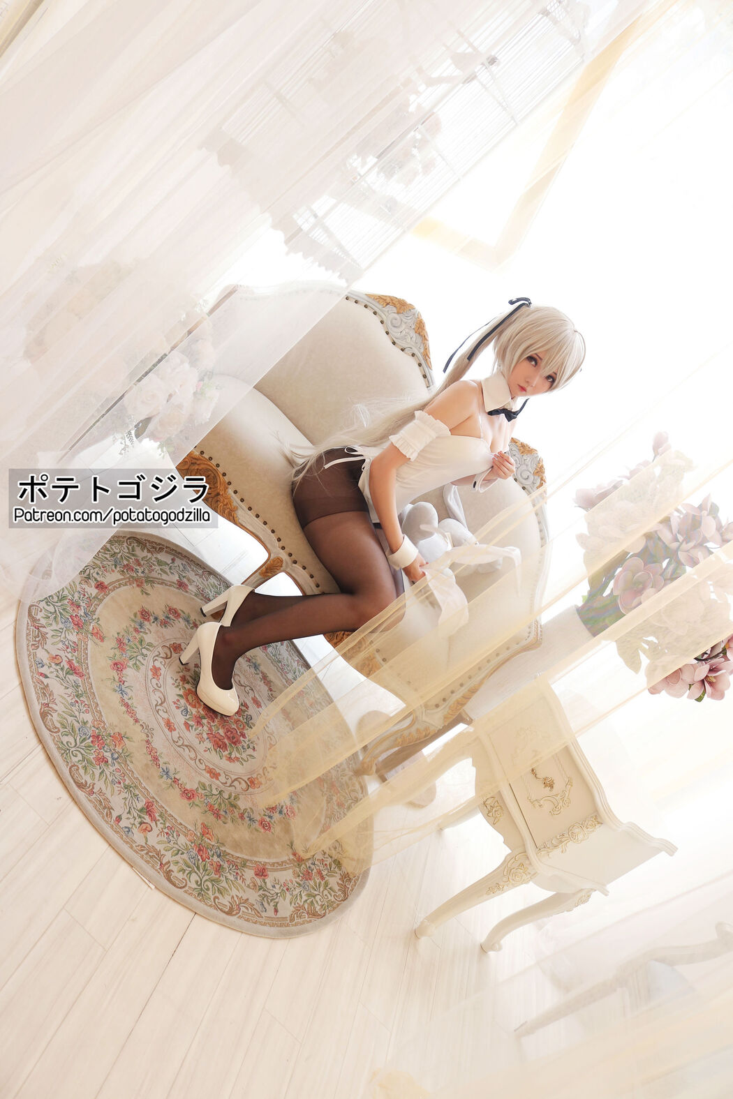 [COS Welfare] Miss Coser Potato Godzilla - Sora Kasugano Bunny Suit