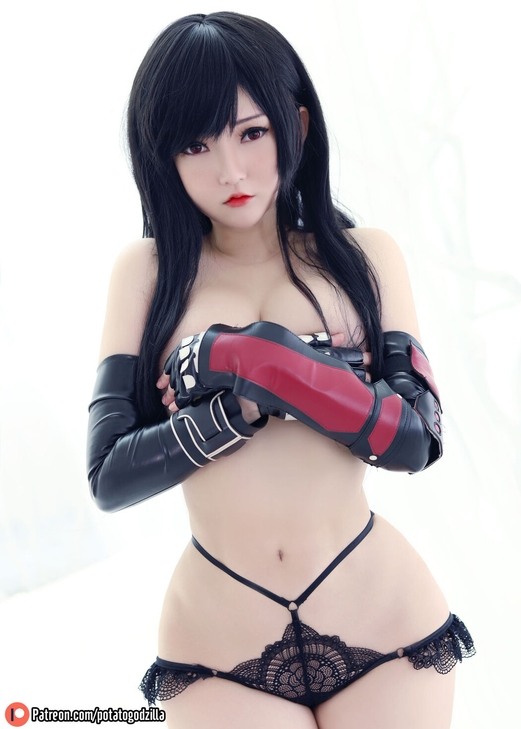 [COS Welfare] Miss Coser Potato Godzilla - Tifa
