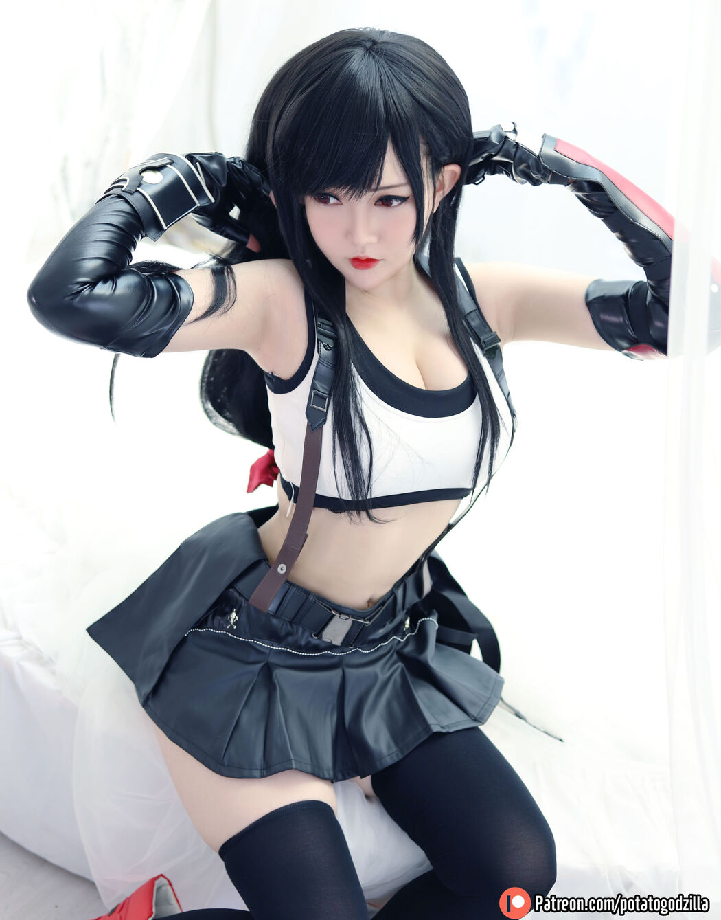 [COS Welfare] Miss Coser Potato Godzilla - Tifa