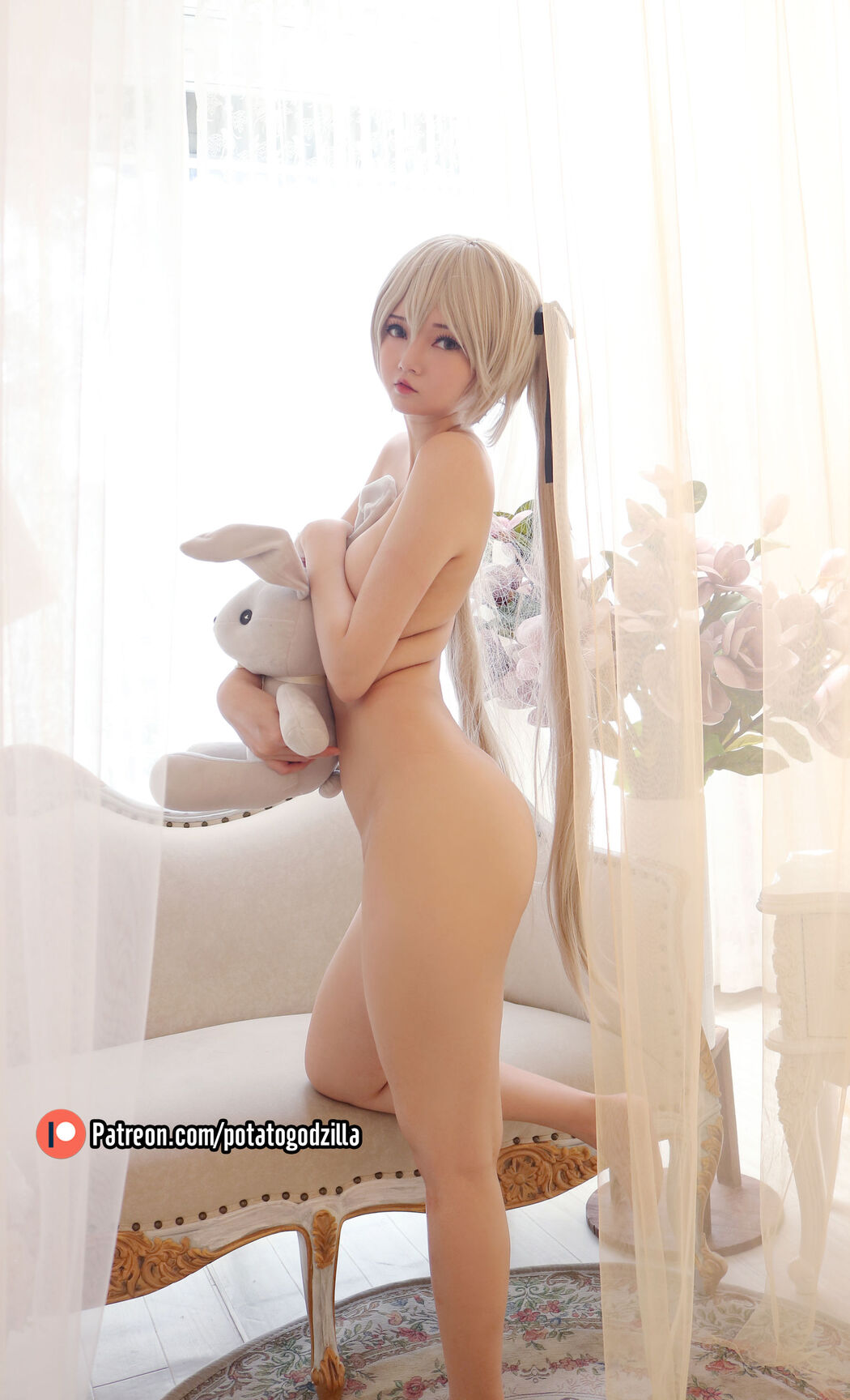 [COS Welfare] Miss Coser Potato Godzilla - Sora Kasugano Bunny Suit
