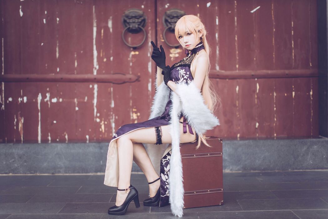 [Cosplay] Coser Yiyi - Girls Frontline Purple Rain Heart