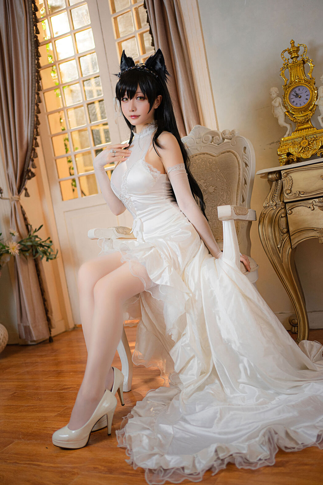 [Cosplay] Miss Coser's Star Delay - Atago Wedding Dress