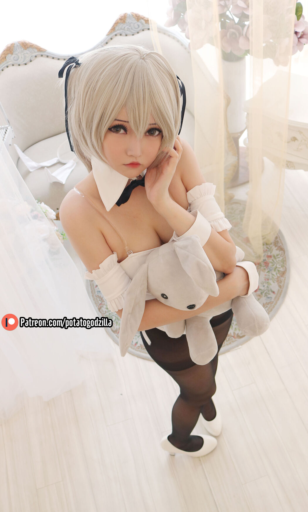 [COS Welfare] Miss Coser Potato Godzilla - Sora Kasugano Bunny Suit