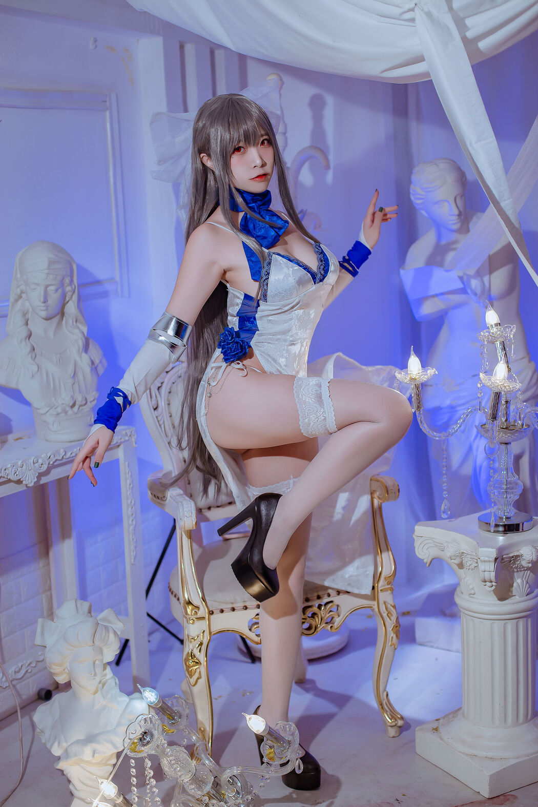 [COS Welfare] Popular Coser Nisa - Azur Lane Louis IX dress