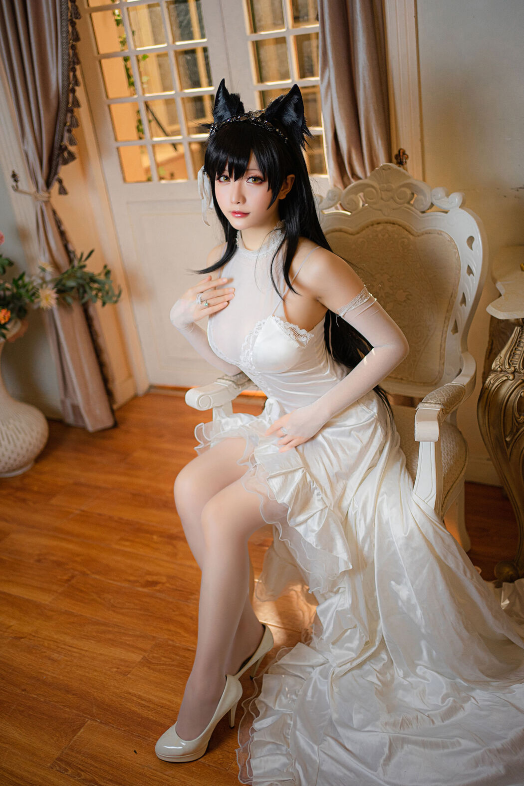 [Cosplay] Miss Coser's Star Delay - Atago Wedding Dress