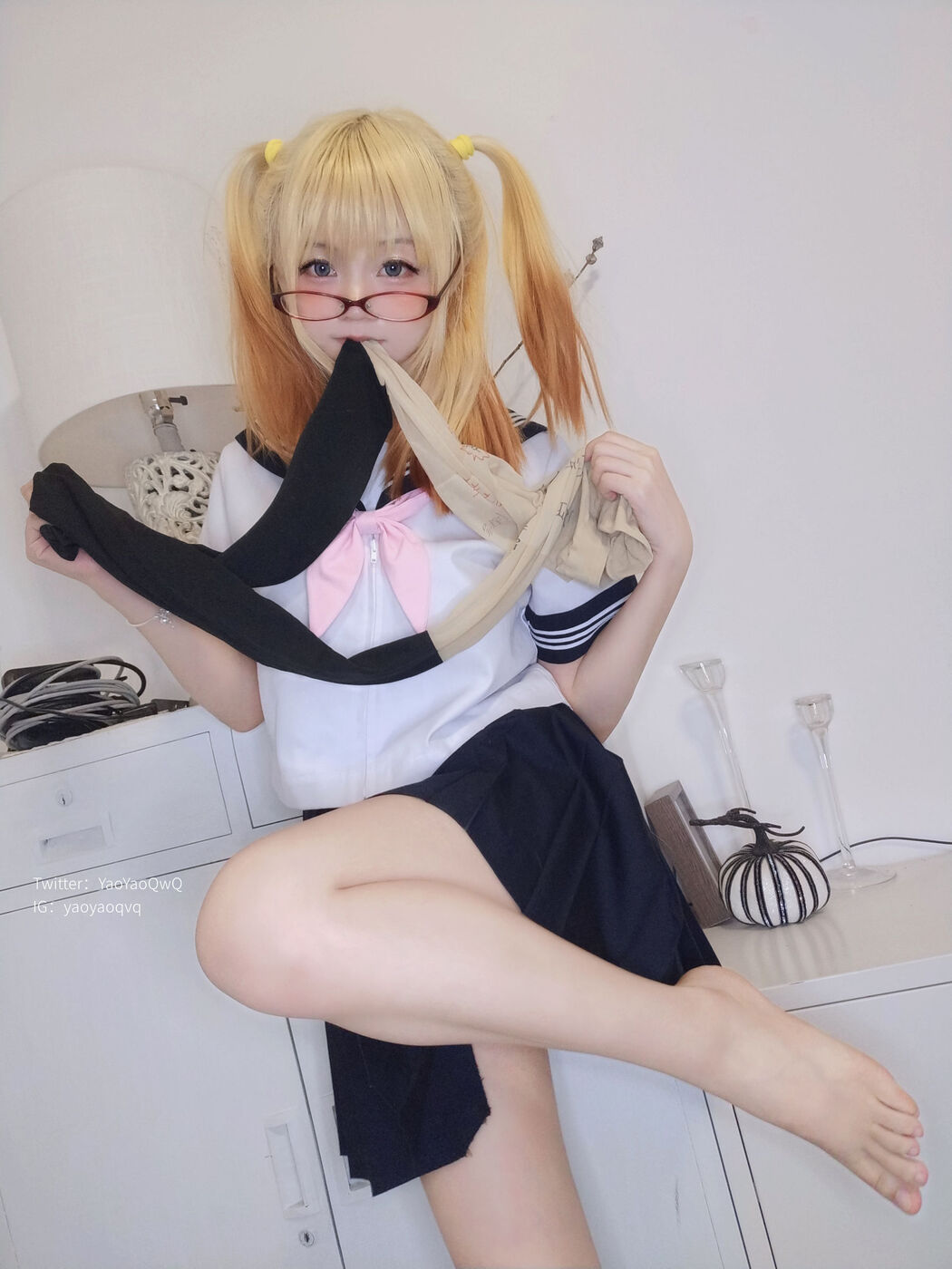 [Welfare COS] Cute girl Coser shakes music yoyo fantia January 22 member collection Jk series