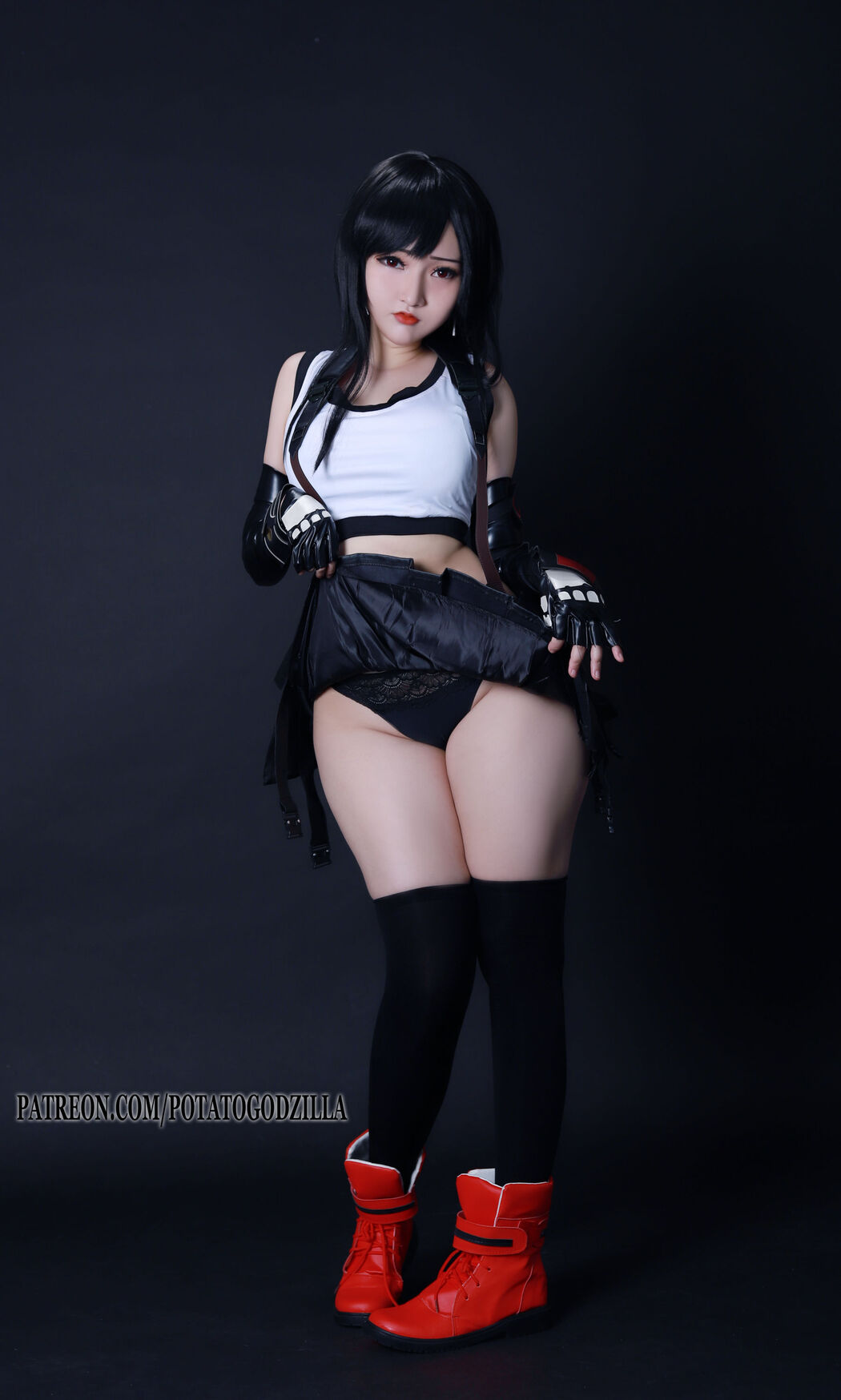 [COS Welfare] Miss Coser Potato Godzilla - Tifa