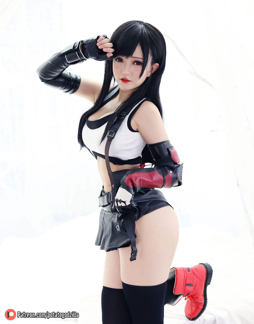 [COS Welfare] Miss Coser Potato Godzilla - Tifa