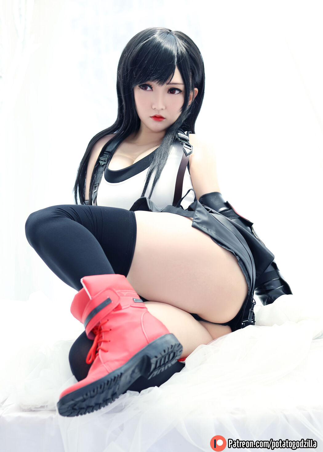 [COS Welfare] Miss Coser Potato Godzilla - Tifa
