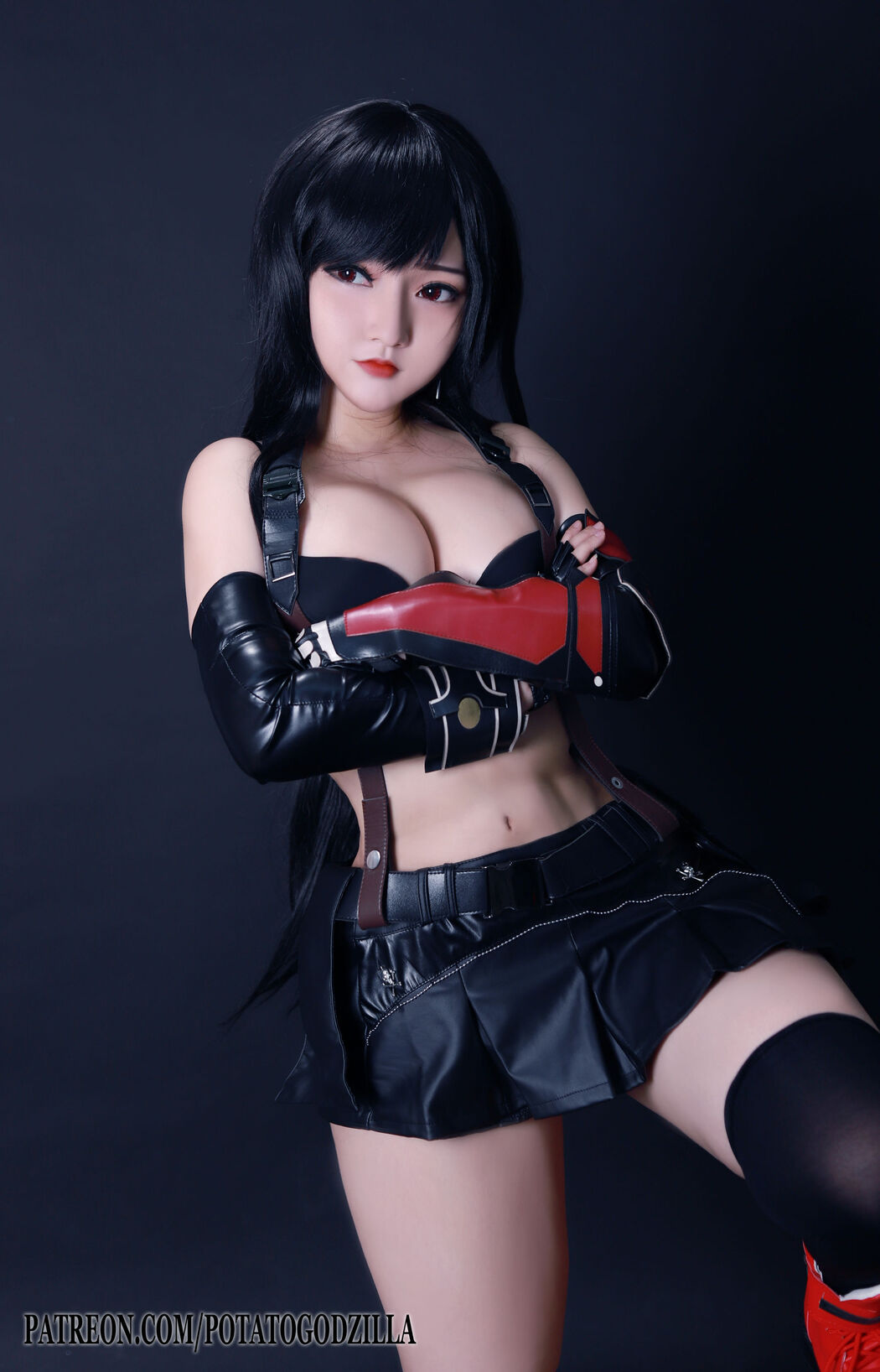 [COS Welfare] Miss Coser Potato Godzilla - Tifa