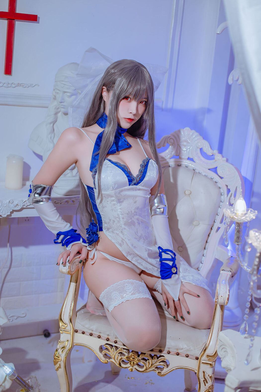 [COS Welfare] Popular Coser Nisa - Azur Lane Louis IX dress