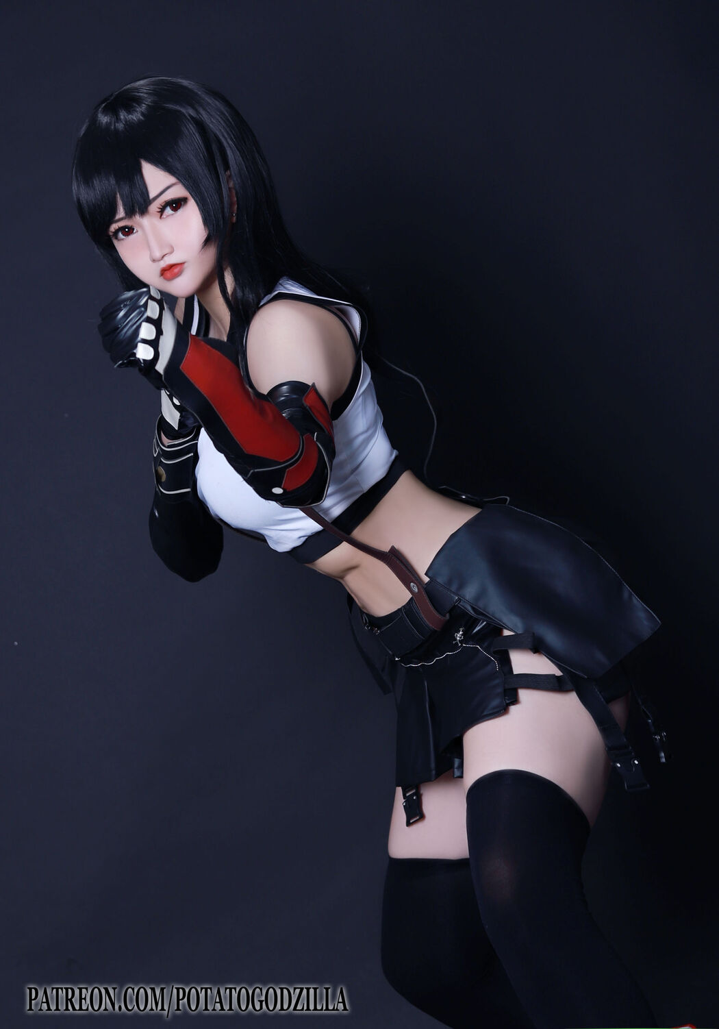 [COS Welfare] Miss Coser Potato Godzilla - Tifa