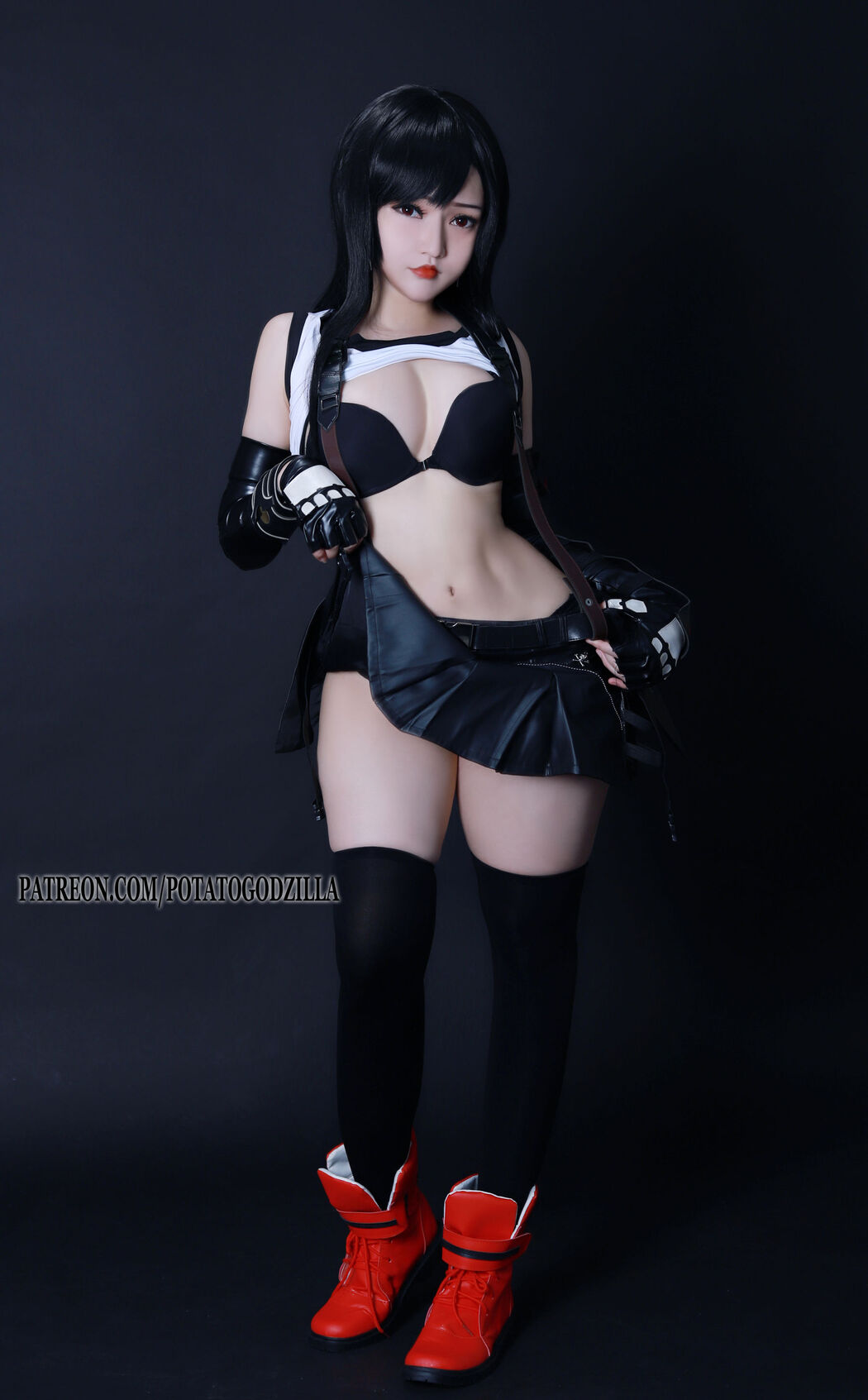[COS Welfare] Miss Coser Potato Godzilla - Tifa