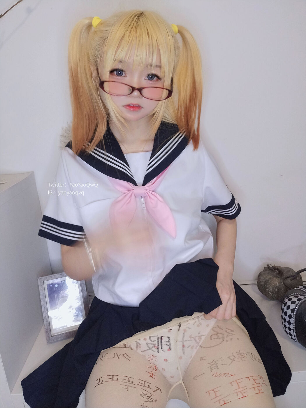 [Welfare COS] Cute girl Coser shakes music yoyo fantia January 22 member collection Jk series