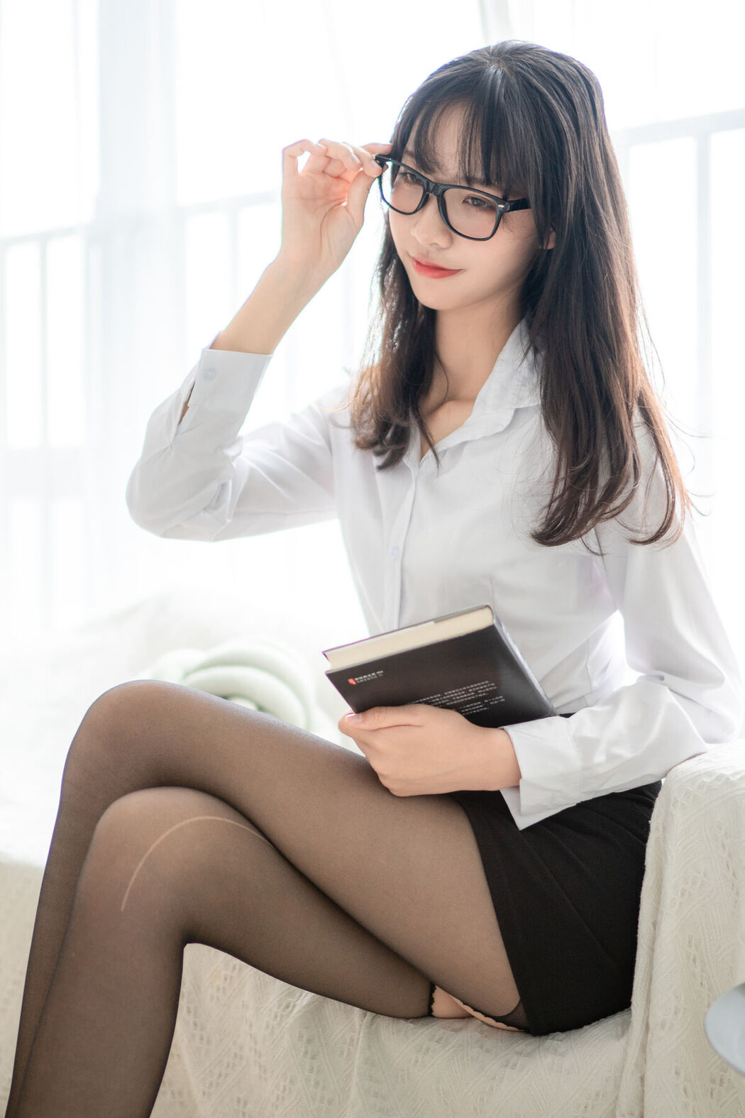 Coser@茶籽CCZ &#8211; 黑絲雙人百合