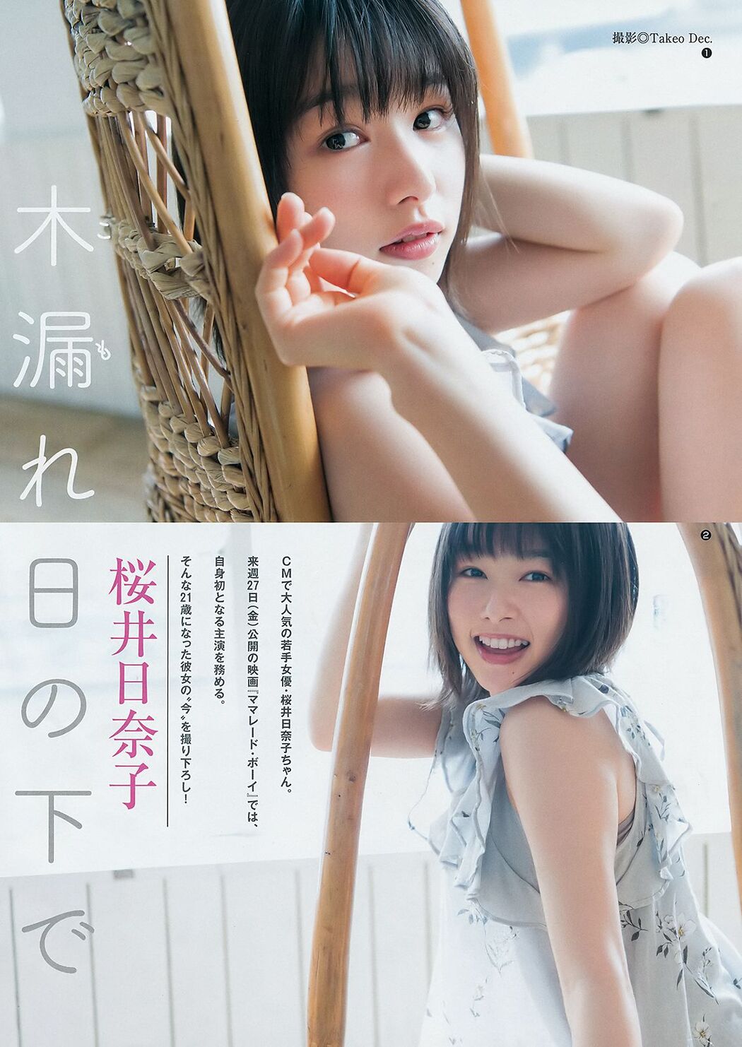 Luna Sawakita Hinako Sakurai [Weekly Young Jump] 2018 No.20 Photo Mori