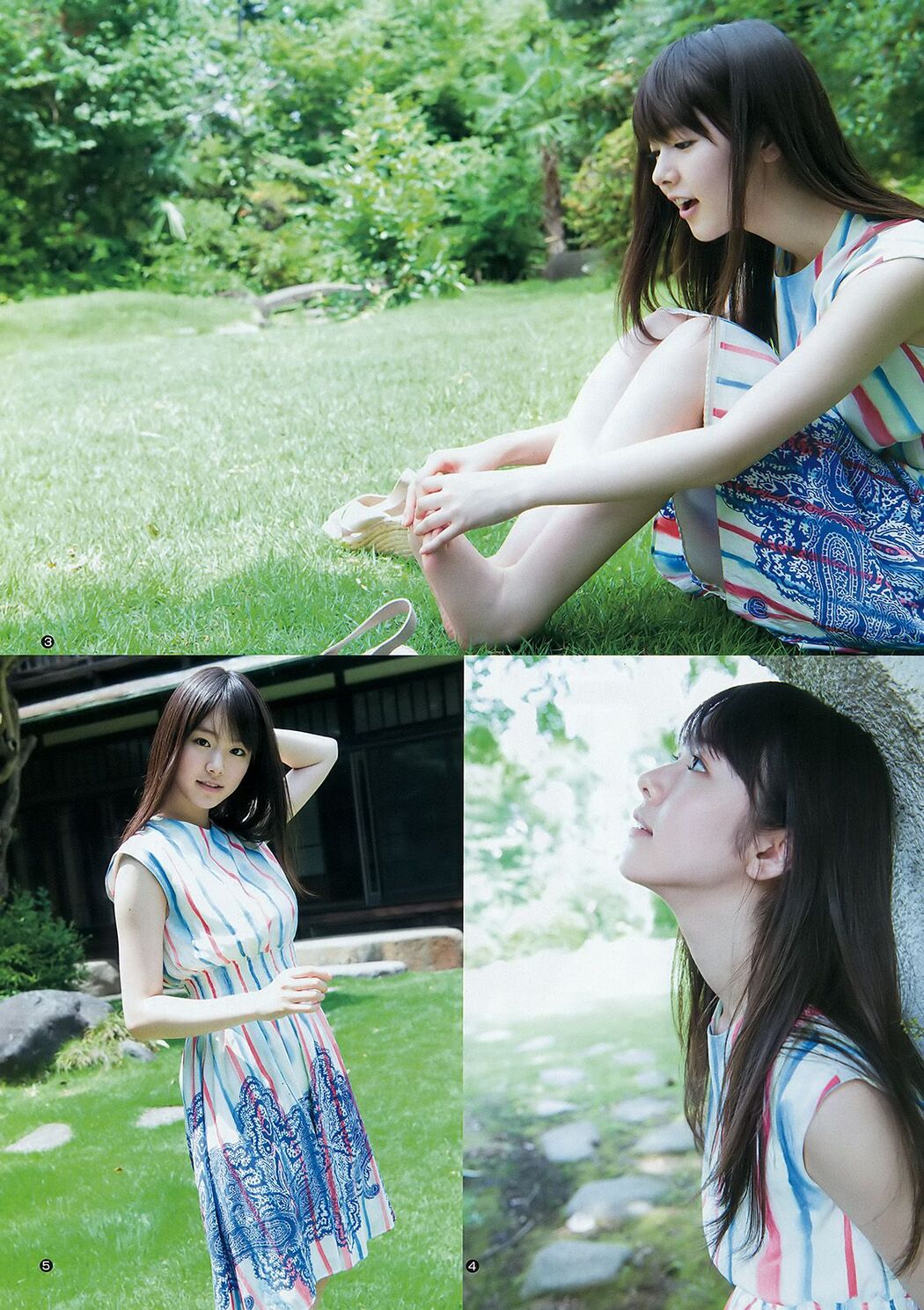 Kyoko Fukada, Aimi Enozawa, Tang Tian [Weekly Young Jump] 2016 No.34 Photo Magazine
