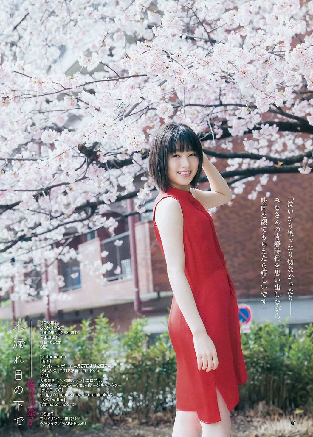 Luna Sawakita Hinako Sakurai [Weekly Young Jump] 2018 No.20 Photo Mori
