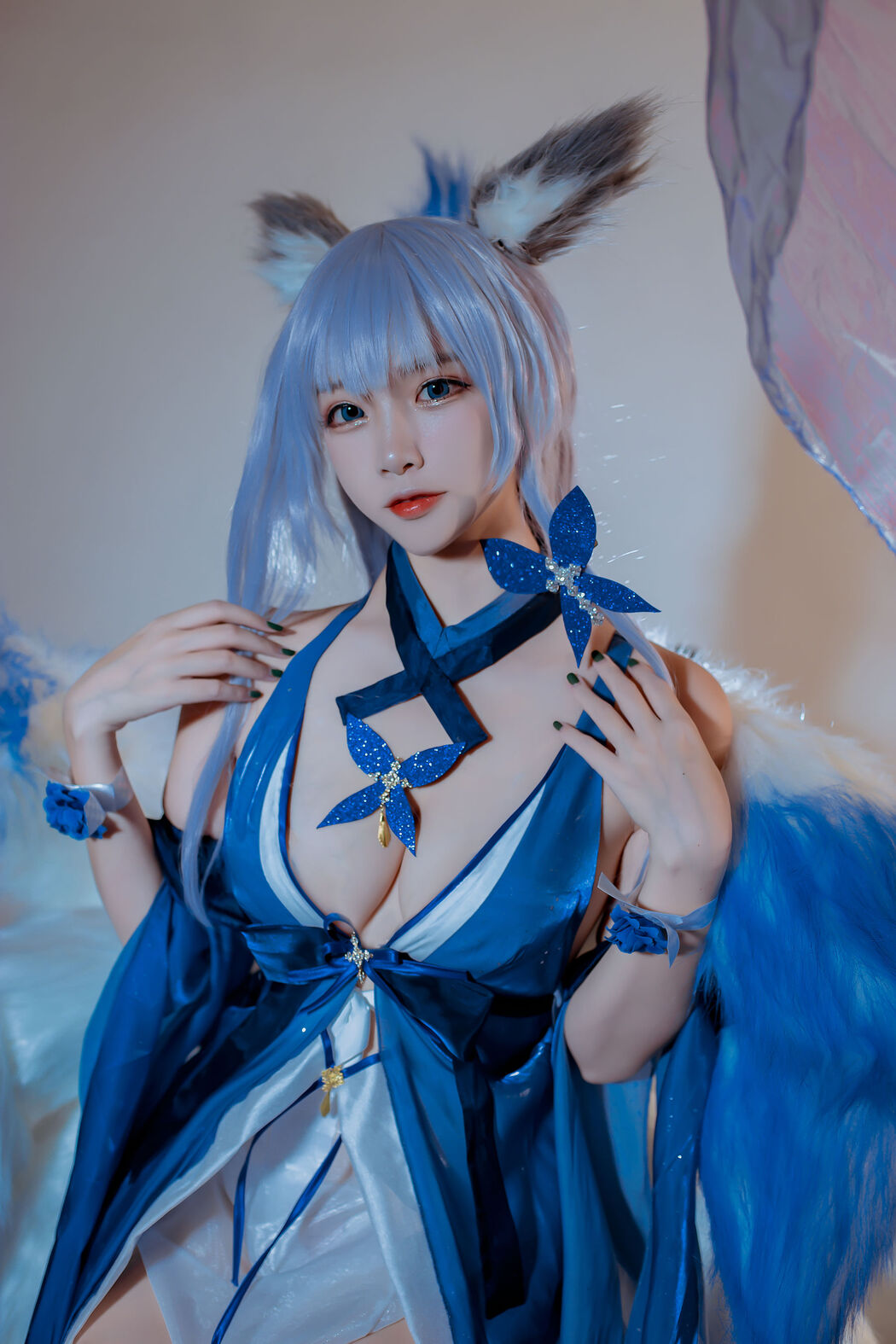 [COS Welfare] Popular Coser Nizo Nisa - Blue Shinano Dress