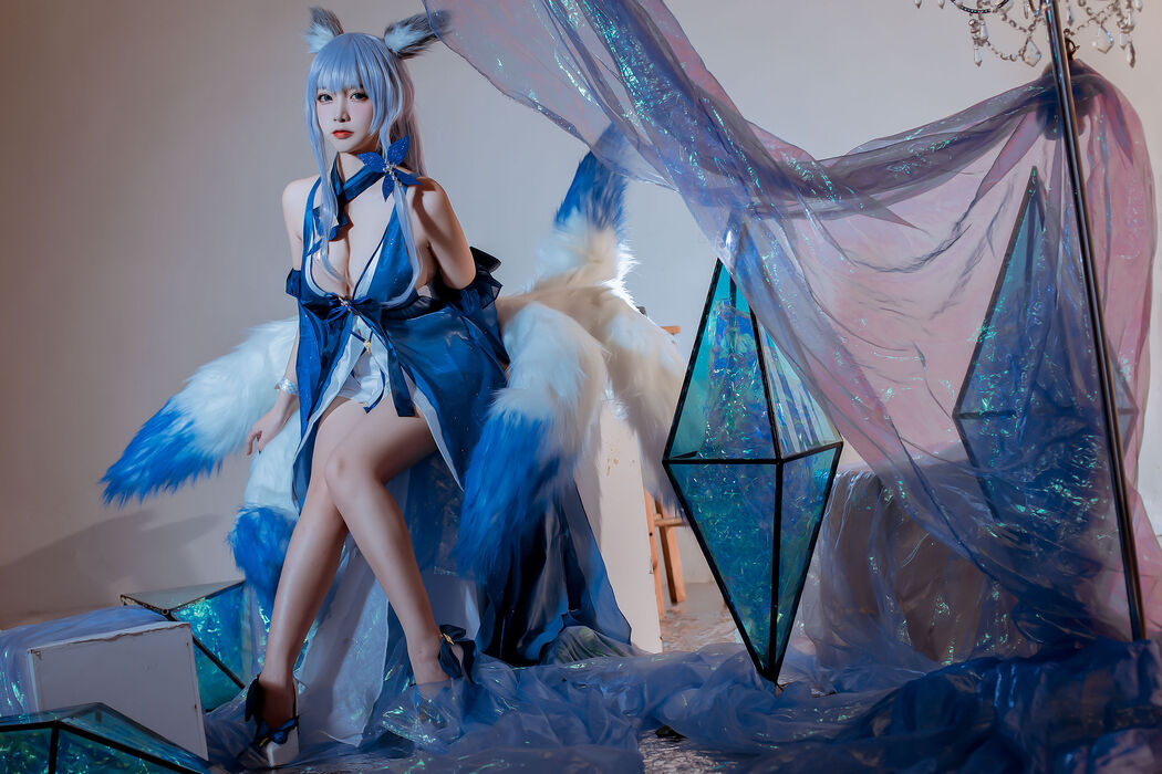 [COS Welfare] Popular Coser Nizo Nisa - Blue Shinano Dress