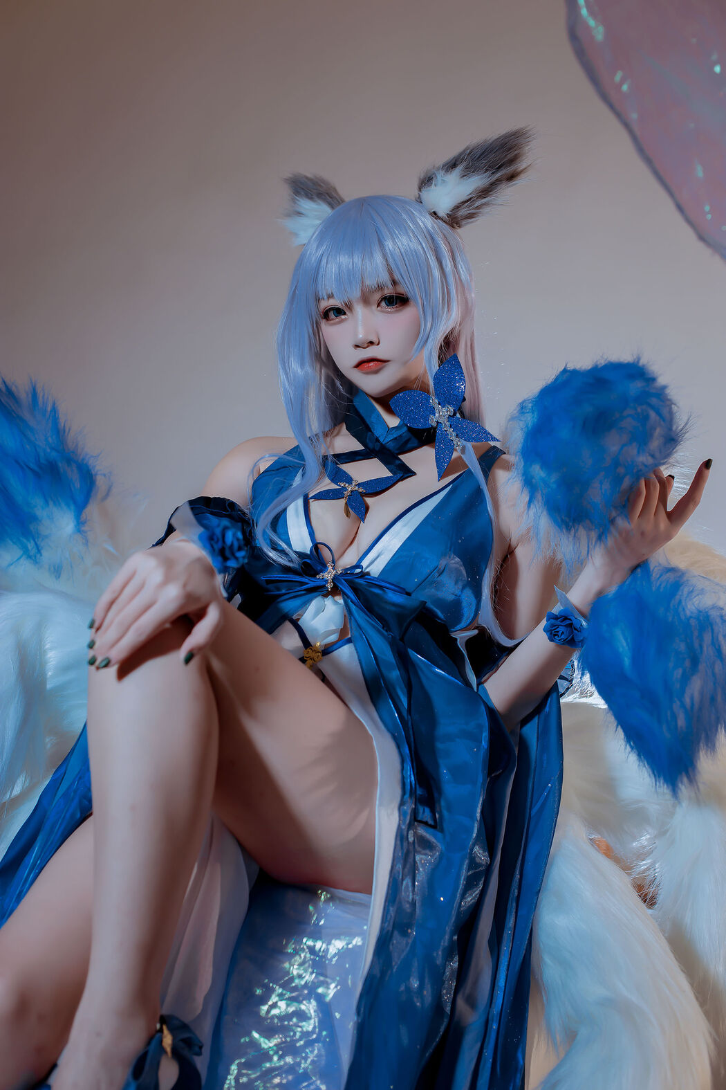[COS Welfare] Popular Coser Nizo Nisa - Blue Shinano Dress