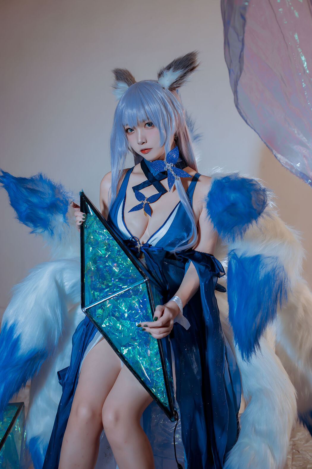 [COS Welfare] Popular Coser Nizo Nisa - Blue Shinano Dress
