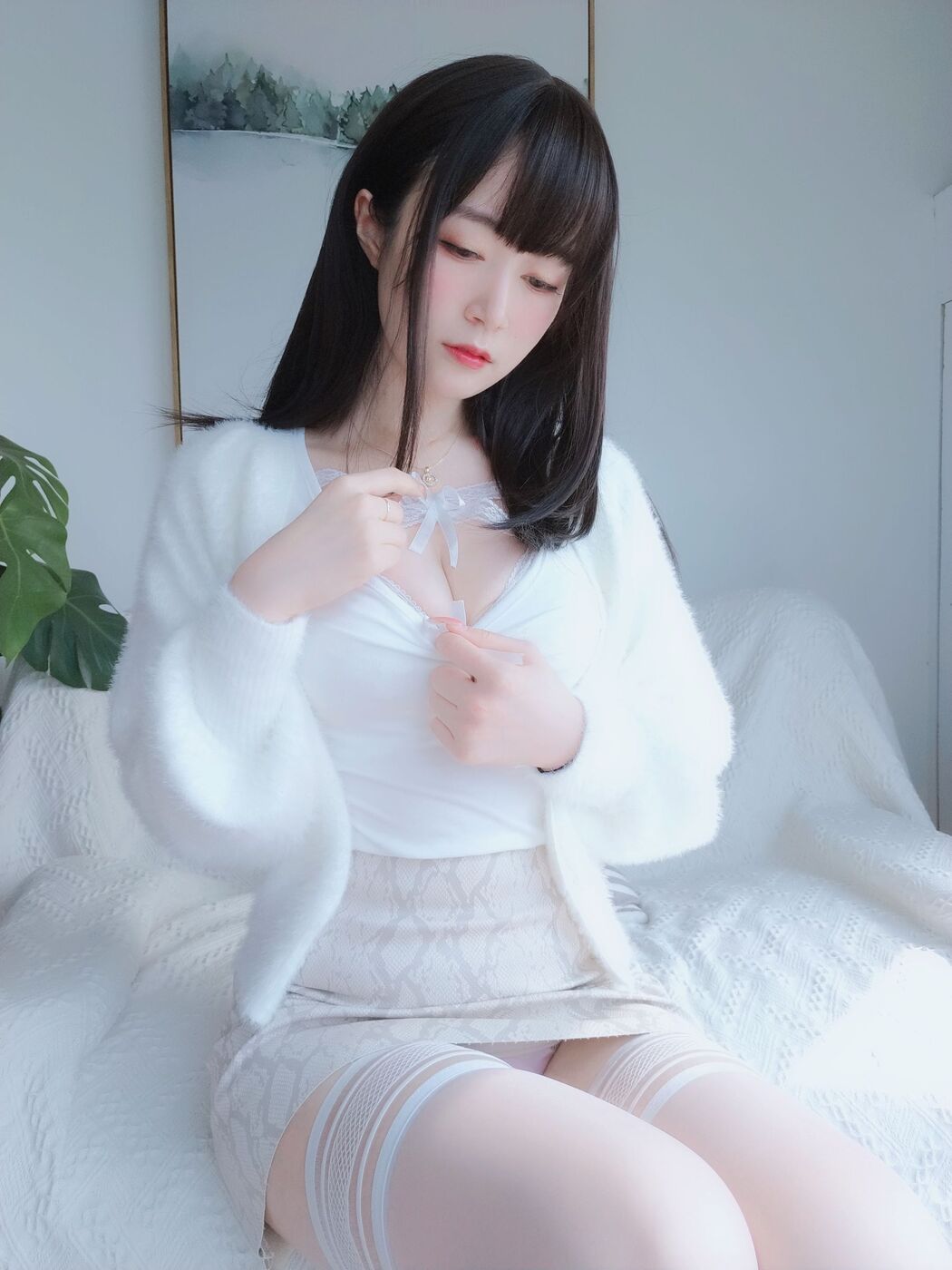 [COS Welfare] Miss Coser Silver - White Lace