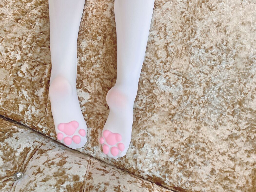 [Net Red COSER] Cheese Block Wii - Foot Series 3 White Silk
