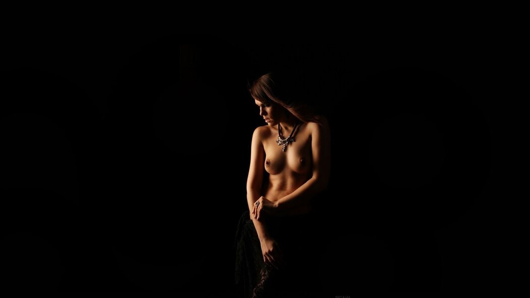 Naked Girls On Dark Background