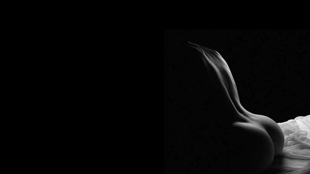 Naked Girls On Dark Background