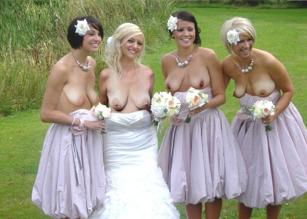 Bare Boobs At The Wedding