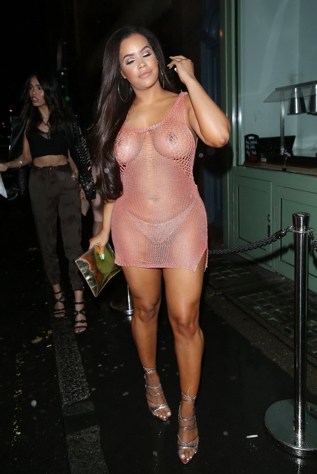 Tits In A See Through Dress