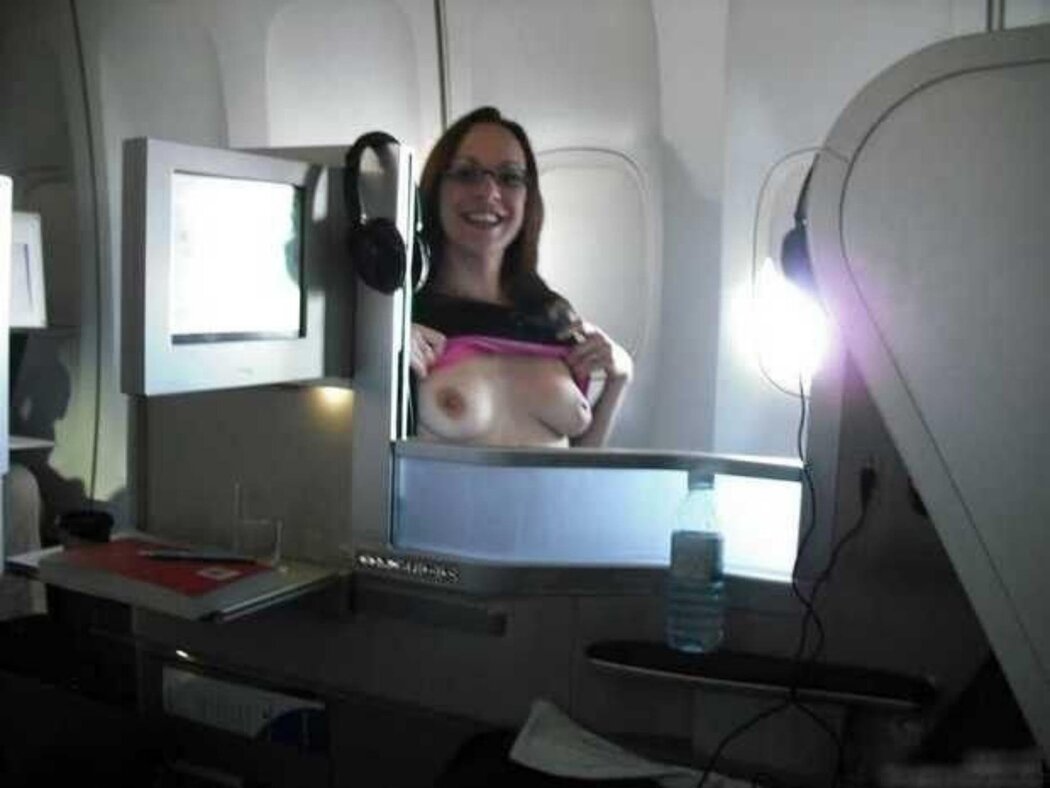Big Boobs On A Plane