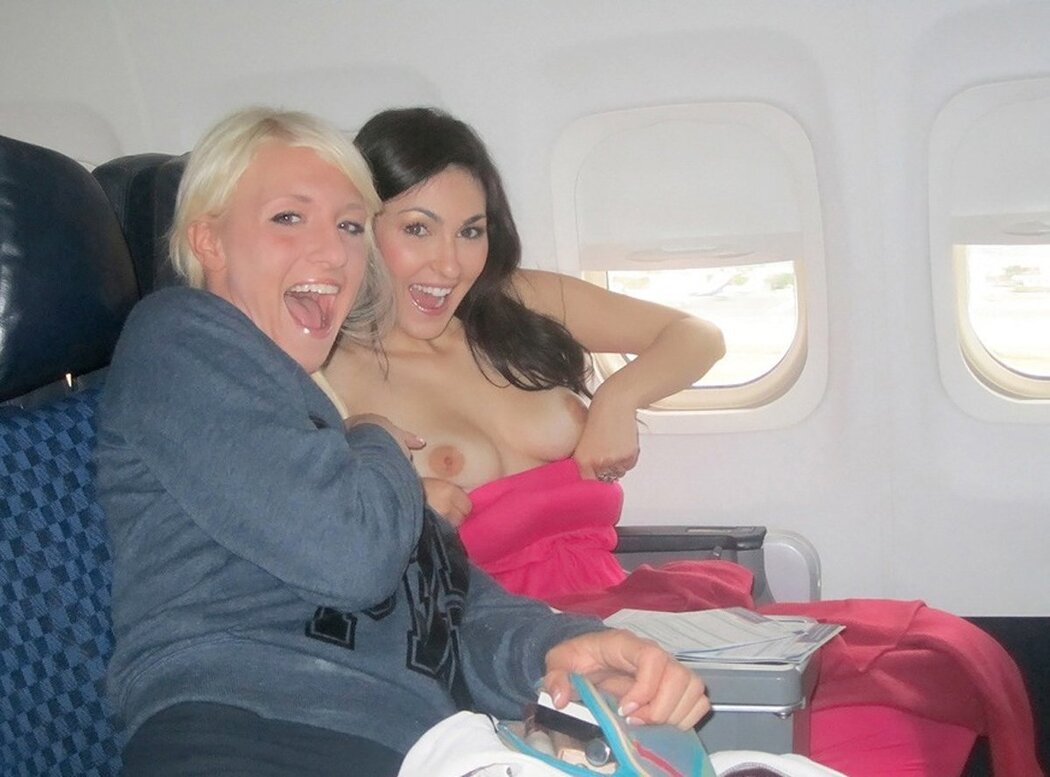 Big Boobs On A Plane